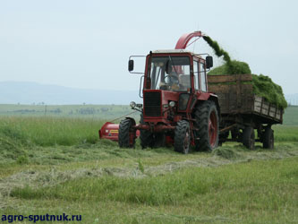 сельхозтехника в поле